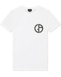Giorgio Armani - Logo Details T-Shirt - Lyst