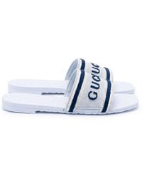 Gucci - Slides With Logo - Lyst