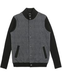 KARL LAGERFELD - Plaid Long-Sleeved Casual Jacket - Lyst