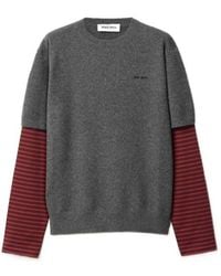 Miu Miu - Cashmere And Jersey Sweater - Lyst