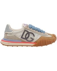 Dolce & Gabbana - Dg Logo Embellished Sneakers - Lyst