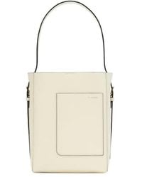 Valextra - Open Top Mini Bucket Bag - Lyst