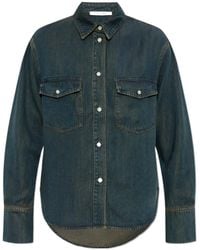 Samsøe & Samsøe - Chest-Pocket Denim Shirt - Lyst