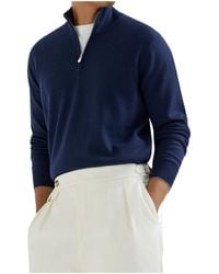 Brunello Cucinelli - Half-Zip Cashmere-Blend Sweater - Lyst