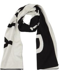 Givenchy - Logo Inlaid Knitted Scarf - Lyst