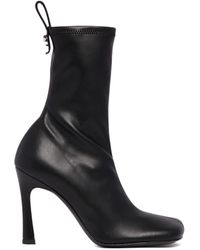 The Attico - The Square Toe Heeled Ankle Boots - Lyst