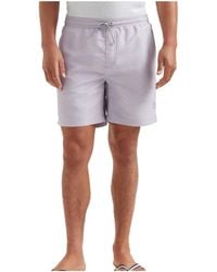 Brunello Cucinelli - Logo-Embroidered Swim Shorts - Lyst