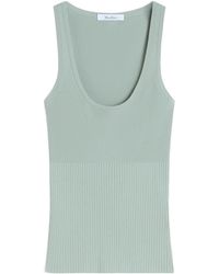 Max Mara - Ghiro Ribbed Knit Tank Top - Lyst