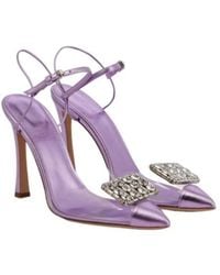 Giambattista Valli - Embellished Leather And Pvc Pumps - Lyst