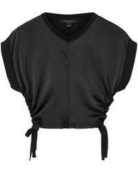 AllSaints - Mira Ruched Top - Lyst