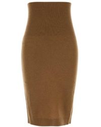 Stella McCartney - High-Waist Knitted Pencil Skirt - Lyst
