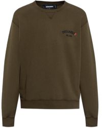 DSquared² - Logo-Embossed Crewneck Sweatshirt - Lyst