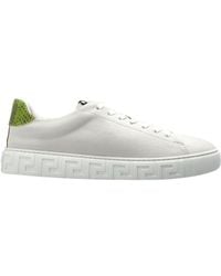 Versace - Greca Lace-Up Sneakers - Lyst