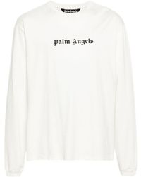 Palm Angels - Logo Printed Long Sleeved T-Shirt - Lyst