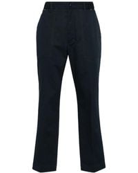 Moncler - Logo Patch Slim Fit Trousers - Lyst