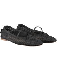 A.P.C. - Swan Round Toe Ballerinas - Lyst