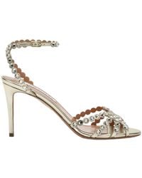 Aquazzura - Round-Toe High-Heeled Sandals - Lyst