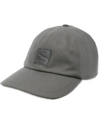 Stone Island - Logo-Plaque Cap Hat - Lyst