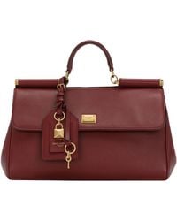 Dolce & Gabbana - Logo Plaque Medium Sicily Handbag - Lyst