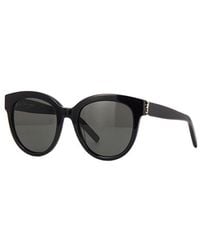 Saint Laurent - Eyewear Round Frame Sunglasses - Lyst