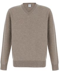 Aspesi - V-Neck Knitted Jumper - Lyst