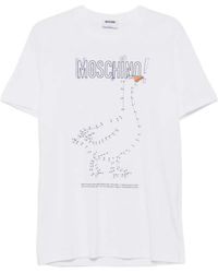 Moschino - Logo-Print Short-Sleeve T-Shirt - Lyst