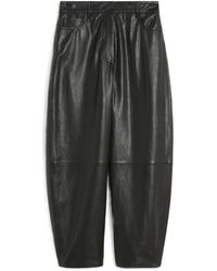 Weekend by Maxmara - Pagano Leather Trousers - Lyst