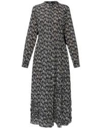 Ulla Johnson - Laurentine Ruffled Print Midi Dress - Lyst