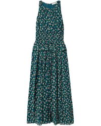 Ulla Johnson - Floral-Patterned Pleated Dress - Lyst