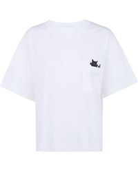 Paul Smith - Ps Cat Printed Crewneck T-Shirt - Lyst