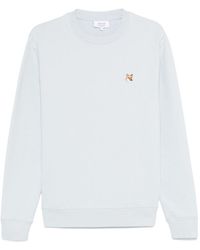Maison Kitsuné - Maison Kitsuné Fox Head Patch Crewneck Sweatshirt - Lyst