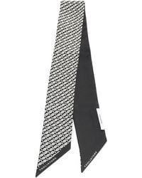 Tagliatore - Logo Printed Scarf - Lyst