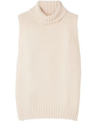 Johnstons of Elgin - Cashmere Turtleneck Sweater Vest - Lyst