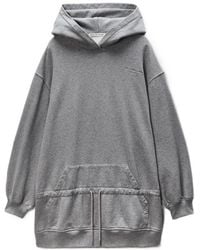T By Alexander Wang - Oversized Drawstring Hoodie - Lyst