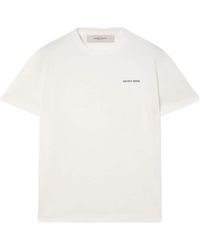 Golden Goose - Logo Printed Crewneck T-Shirt - Lyst