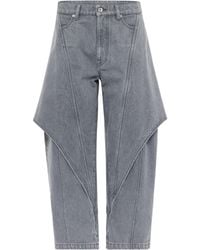 JW Anderson - Panelled Denim Trousers - Lyst
