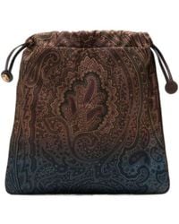 Etro - Paisley-Print Drawstring Tote Bag - Lyst