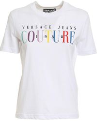 Versace Jeans Couture - Logo-Print T-Shirt - Lyst