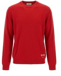 Gucci - Long-Sleeved Round-Neck Sweater - Lyst