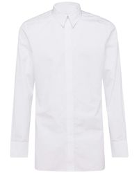 Givenchy - 4G Embroidered Long-Sleeved Shirt - Lyst