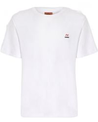 Missoni - Logo Embroidered Crewneck T-Shirt - Lyst