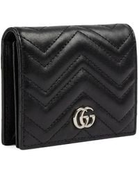 Gucci - Gg Marmont Card Case Wallet - Lyst