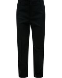 Valentino - Stud Embellished Mid-Rise Trousers - Lyst