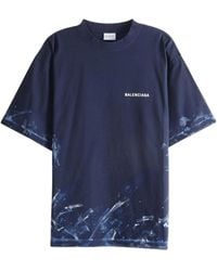 Balenciaga - Messy Spray Medium Fit T-Shirt - Lyst