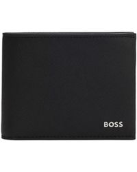 BOSS - Northon Logo-Plaque Bi-Fold Wallet - Lyst
