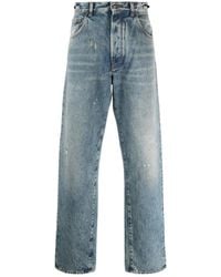 DARKPARK - Logo-Patch Straight-Leg Jeans - Lyst