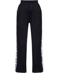 DSquared² - Logo Detailed Wide Leg Track Pants - Lyst