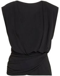 Jonathan Simkhai - Daton Draped Top - Lyst