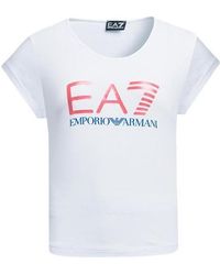 EA7 - Short-Sleeved T-Shirt - Lyst