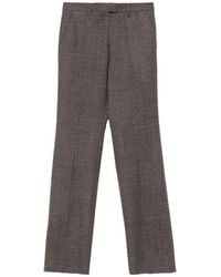 Etro - Check Straight-Leg Trousers - Lyst